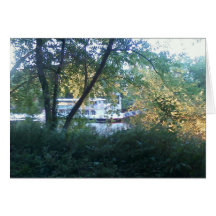 River Boat Note Card