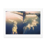 river clouds postcard