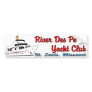 River Des Peres Yacht Club Bumper Sticker