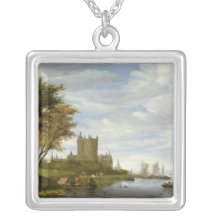 River Estuary with a castle Necklace