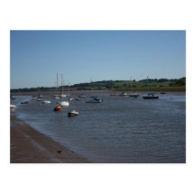 River Exe, Topsham, Devon, UK Post Card