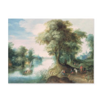 River Landscape Post Card
