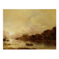 River landscape postcards