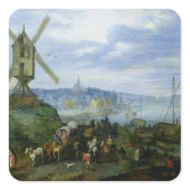 River Landscape Stickers