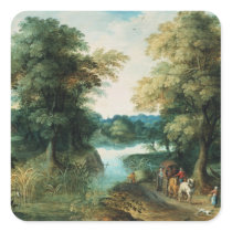 River Landscape Stickers