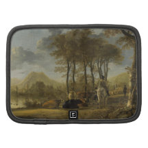 River Landscape with Horseman and Peasants Planner