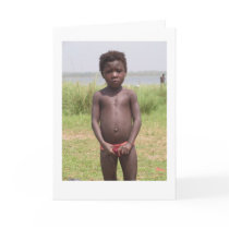 River Oti Child Greeting Card