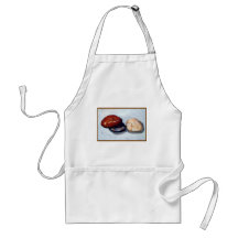 RIVER STONES in OIL PASTEL Apron