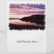 RIVER SUNSET CUSTOM FLYER