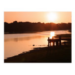 River Sunset Postcard