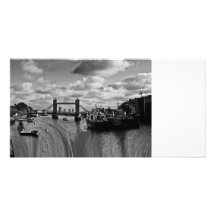 River Thames Waterfall Photo Card