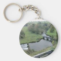 River Wye at Haddon Hall Keychains