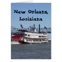Riverboat in New Orleans Card