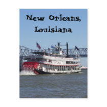 Riverboat in New Orleans Postcard