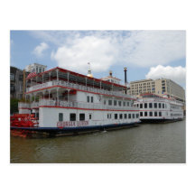 Riverboats Post Card