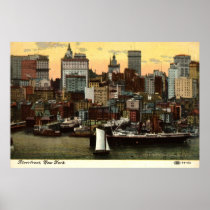 Riverfront New York City Vintage c1905 Posters