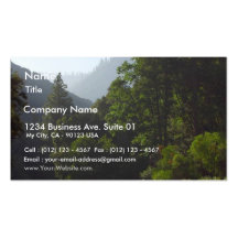 Rivers Valleys Canyons Pinetrees Business Card Templates