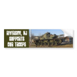 Riverside, NJ Supports Our Troops bumper stickers