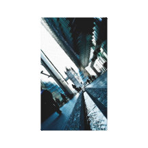 Riverside Walk Stretched Canvas Print