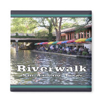 Riverwalk, San Antonio, TEXAS Fridge Magnet