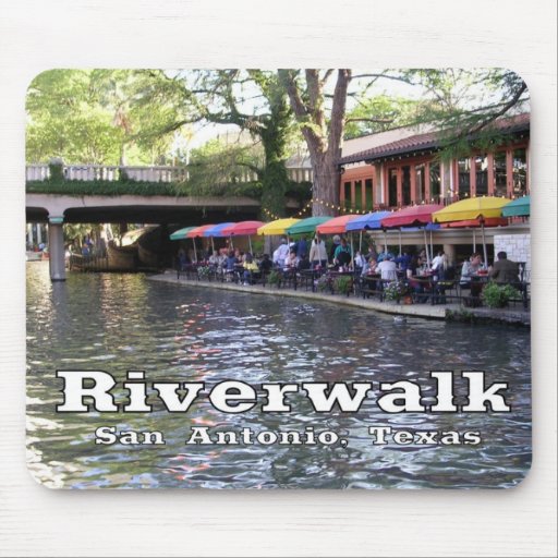 Riverwalk, San Antonio, TEXAS Mouse Pad