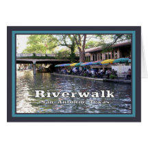 Riverwalk-San Antonio, TX/photography Card