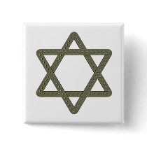 Rivet Star of David for Jewish Celebrations Pinback Buttons