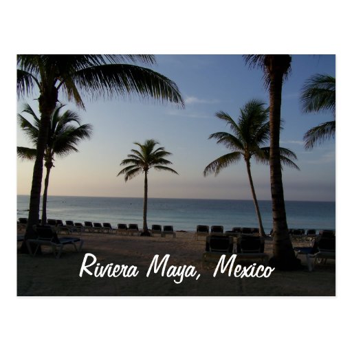 Riviera Maya Cancun Mexico Beach Vacation Postcards
