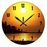 Riviera Maya Cancun Mexico Caribbean Sea at Dawn Wallclock