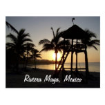 Riviera Maya Cancun Mexico Caribbean Sea Postcard