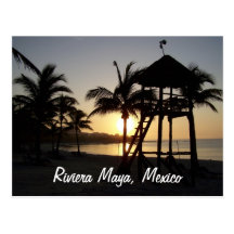 Riviera Maya Cancun Mexico Caribbean Sea Postcard