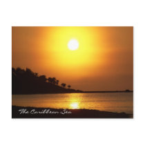 Riviera Maya Mexico Caribbean Sea at Dawn Postcards