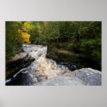 Rivière d'esturgeon poster