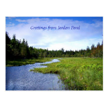 Rivulet off Jordan Pond Postcard