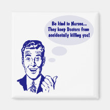 Riyah-Li Designs Be Kind To Nurses Magnets