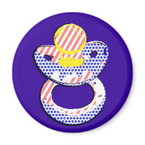 Riyah-Li Designs Pacifier Refrigerator Magnets