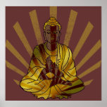 Riyah-Li Designs Vintage Buddha Poster