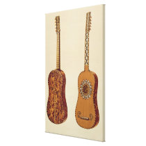 Rizzio Guitar, from 'Musical Instruments' (coloure canvas prints
