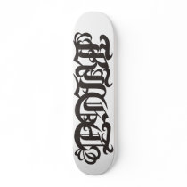 RLGT_Black letter LOGO スケボー