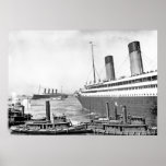 RMS Olympic at New York Posters