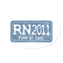 RN 2011 - Free at Last Sticker