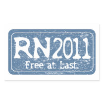 RN 2011 - Free at Last Sticker