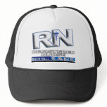 RN - BORN TO CARE - REGISTERED NURSE - MOTTO hats