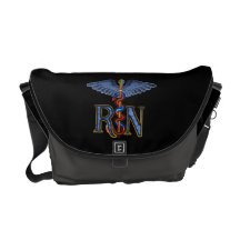 RN Caduceus Messenger Bags