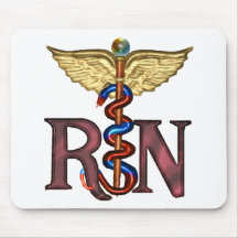 RN Caduceus Mouse Pad