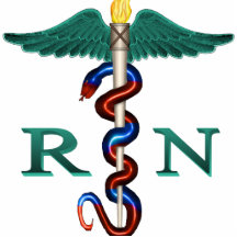 RN Caduceus Photo Cut Outs