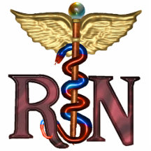 RN Caduceus Photo Cutouts