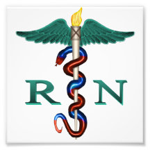 RN Caduceus Photo Print