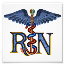 RN Caduceus Photographic Print