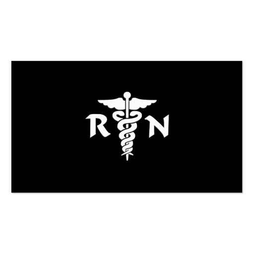 RN Medical Symbol Business Card